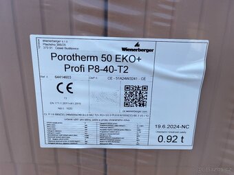 Porotherm cihly - 3