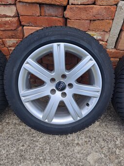 ALU Audi 5x112 17" se zimními pneu 225/50 R17 - 3