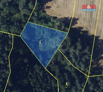 Prodej lesa, 11616 m², Pernštejnské Jestřabí, Maňová - 3