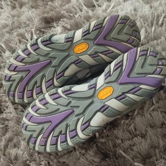Dámská Merrell sportovní treková obuv Grey/Royal Lilac - 3