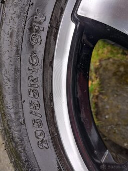 Prodám ALU kola 205/55R16 pneumatiky - 3