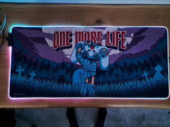Herní podsvícená podložka pod myš - XXL - 3