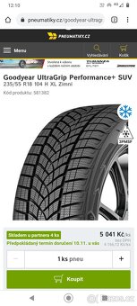Goodyear UltraGrip Performance+ SUV 235/55 R18 104H XL - 3