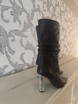 Karl Lagerfeld kozačky dámské,vel.33 - 3