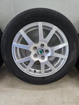 Alu kola Spider 16" Octavia RS,pneu 205/55/16 Michelin 7 mm - 3