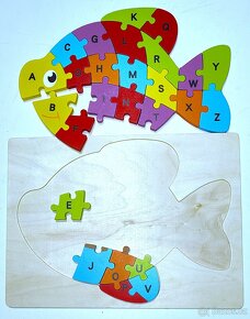 RYBKA EDUKATIVNÍ SKLÁDAČKA PUZZLE ABECEDA - 3