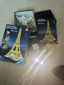 3D svítící puzzle Eiffelova věž - 3