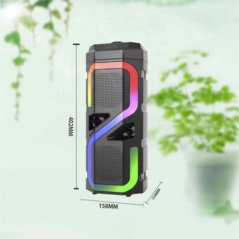 ABS-4203 Bluetooth party reproduktor s dálkovým ovládáním - 3