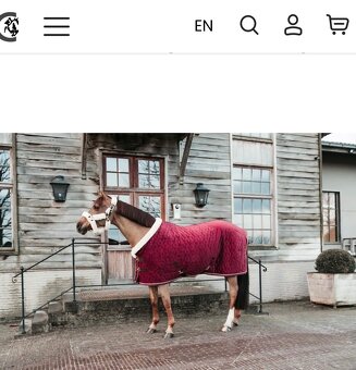 Deka stájová termo Kentucky Show rug Velvet 150g/160g - 3