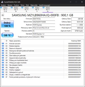 Samsung SSD 900GB M.2 NVMe PM983 - 3