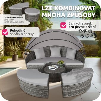 Zahradní ratanový nábytek - 3