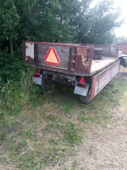 Vlek za traktor sklápěcí 5 tun - 3