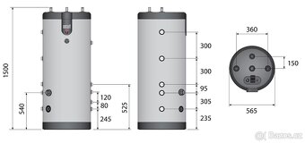 ACV SMART ME 200 Zásobníkový ohřívač vody v nerezi - 3