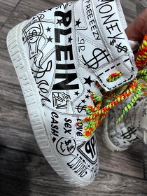 Luxusní kožené boty zn. Philipp Plein vel 40 - 3