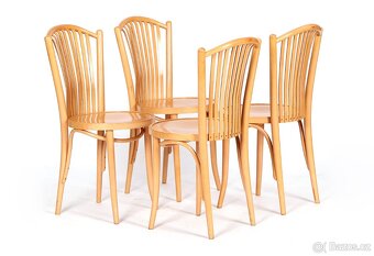 4x jídelní židle TON, krásny nepoškozený stav. - 3