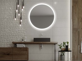 Nové kulaté zrcadlo s LED osvětlením C1 - 3