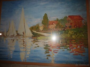 Obraz Claude Monet, Regata v Argenteuil - 3
