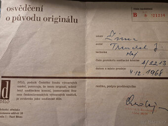 Obraz Josefa Treuchela - ZIMA - 3
