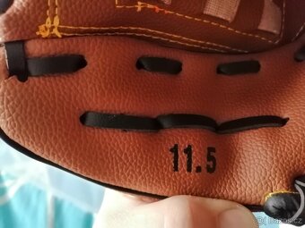 Baseball míček a rukavice, pálka, minimálně používané - 3