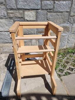 Montessorri učební věž + ZDARMA tabule na křídu - 3