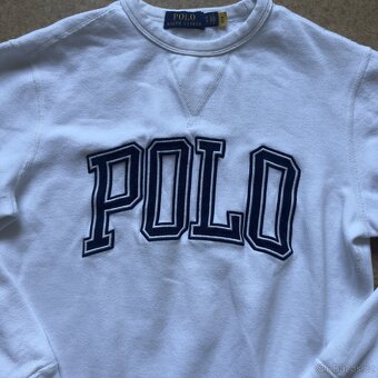 Ralph Lauren Polo 67 bílá mikina - 3