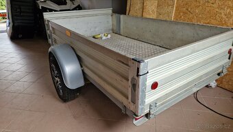 Přívěsný vozík bez TP brzděný 1500kg - 3