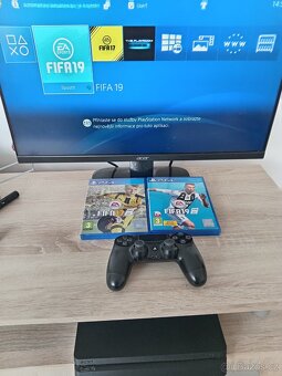 Playstation 4 slim 500GB + Ovladač +2 hry - 3