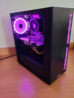 "Herní PC" Ryzen 5 5500/GPU 8GB/ 16GB DDR4 / 2x SSD / W11 - 3