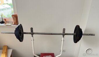 Nakládací činka - váha cca 65kg - 3