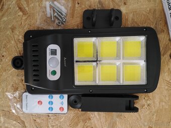 Venkovní solární LED světlo lampa + SENZOR 120LED - 3