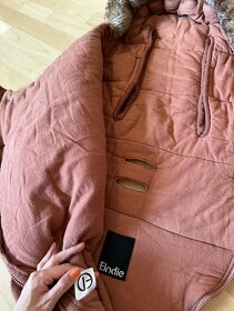 Vlněný fusak na kočárek hnědý - Elodie - 3