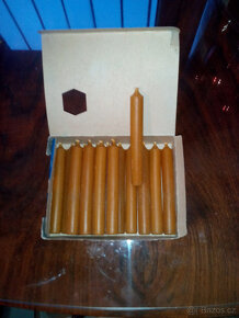 RETRO vánoční ozdoby-lamety,věnečky,svíčky,atd... - 3