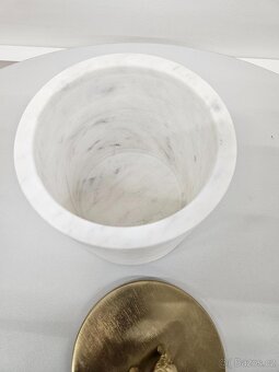 Papillon - mramorová dóza, žirafa, RARITA, 30 cm (NOVÉ) - 3