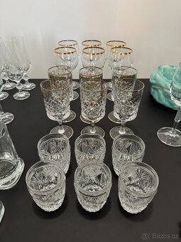 broušené sklo, křišťál, sklo - ceny dohodou - 3