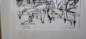 Obraz linořez PRAHA-Václav Hraba - 3