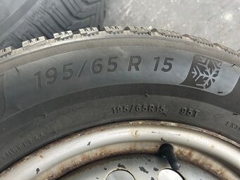 Zimní pneu + plechové disky z Mercedes Citan/ Renault Kango - 3