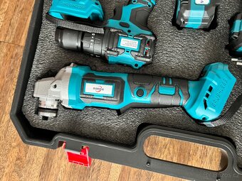 Sada nářadí 4v1 - flexa + rázový utahovák + vrtačka + kladiv - 3