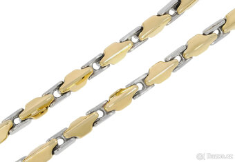 NOVÁ Skutočne nádherná, výrazná zlatá retiazka - Korai - 3