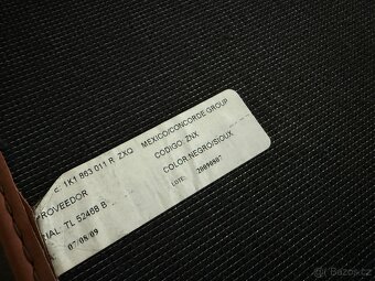 Golf 6 GTI koberečky sada červené lemování - 3