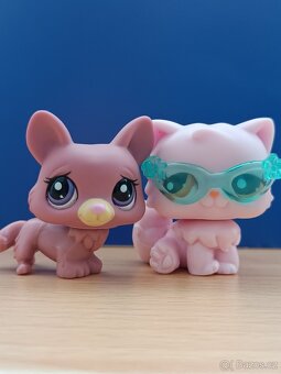 ☘️ LPS pejsek Corgi + růžová kočička + brýle ☘️ - 3