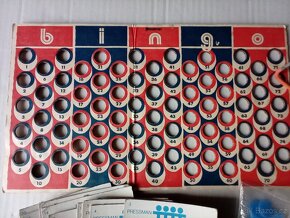 Starožitná hra Bingo Monte Carlo od Pressman USA, - 3