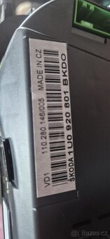 Škoda Octavia budíky tachometr novy originální - 3