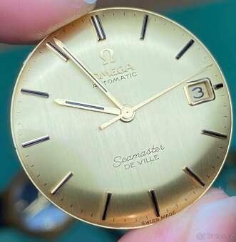 Hodinky Omega searmaster de Ville zlate - 3