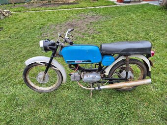 Jawa 23 Mustang bez TP, modrý původní 6. - 3