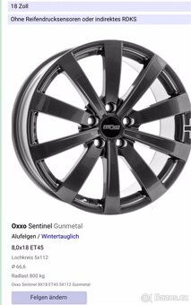 Kvalitní Alu kola 5x112 r18 ET45 - 3