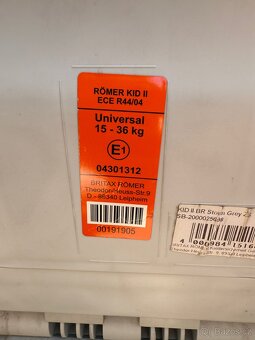 Romer Kid II 15-36kg - 3