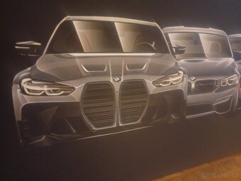 Prodám nový obří  obraz evoluce BMW M3 formát 295x 95cm - 3