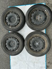 Sada plechových disků 5x100 Škoda Fabia III pneu 185/60 R15 - 3
