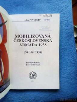 Prodám knihu Mobilizovaná československá armáda 1938 - 3
