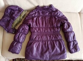 Dívčí zimní bunda vel. 146-152 - 3